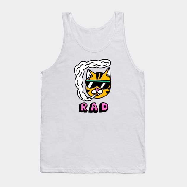 Rad Cat Tank Top by SEXY RECORDS